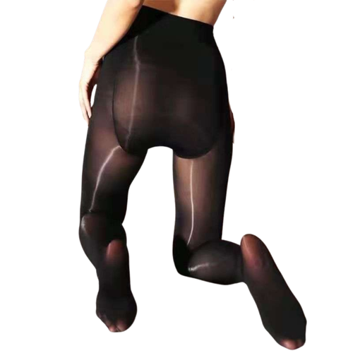 Thin shiny pantyhose full stocking (open hole) - Baby Boxx Lingerie