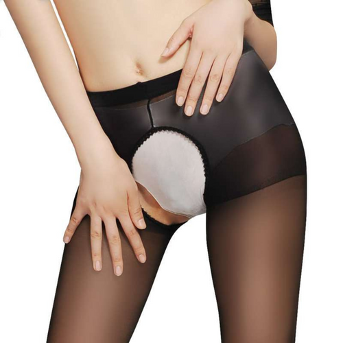 Sexy Ultra-thin Seamless transparent  high permeability open hole stockings pantyhose - Baby Boxx Lingerie