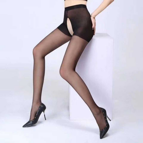 Sexy Ultra-thin Seamless transparent  high permeability open hole stockings pantyhose - Baby Boxx Lingerie