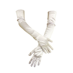 Luxurious Satin Ballroom Dance Party Special Occasion Long Sleeve Gloves