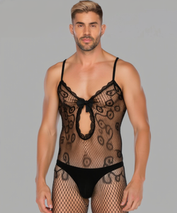 Michael Dominant Lace Bodysuit